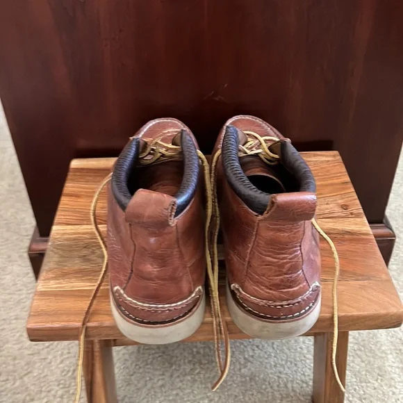 12, LL Bean Signature Leather Boots